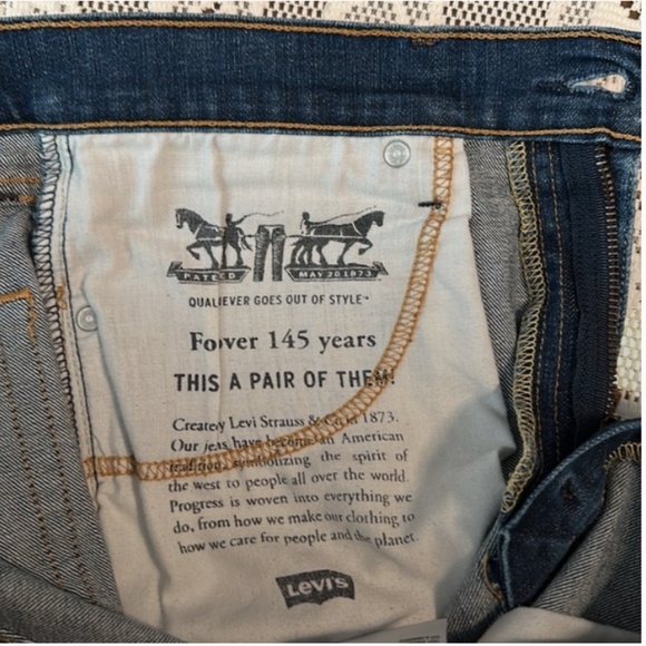 Levi's 513 Slim Straight Stretch Jeans size 32 x 32 - Picture 8 of 8